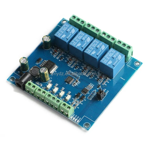 Modbus-rtu 1/2/4/8 röle modülü anahtarlama girişi ve çıkışı RS485/TTL iletişimi