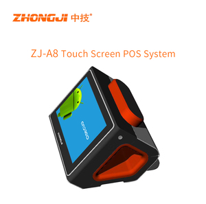 ZHONGJI <strong>Android</strong> Commercial <strong>POS</strong> System Touch Screen Cash Register with Internal Printer <strong>QR</strong> <strong>Code</strong> Scanning Customer Display Screen - Product Image 4
