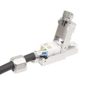 ギガビット高速猫8イーサネットケーブルフラットRJ45コネクタルータ40Gbps FTPケーブルLAN PC用 - Product Image 1