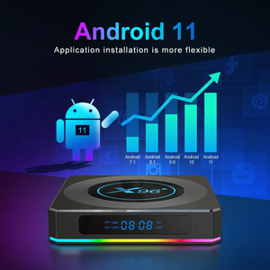 Factory Android <strong>11</strong> Smart Tv Box Amlogic 4k Set Top Octa Core TV Box Bundle Ultra HD TV Box Built-in Voice Remote Control - Product Image 4