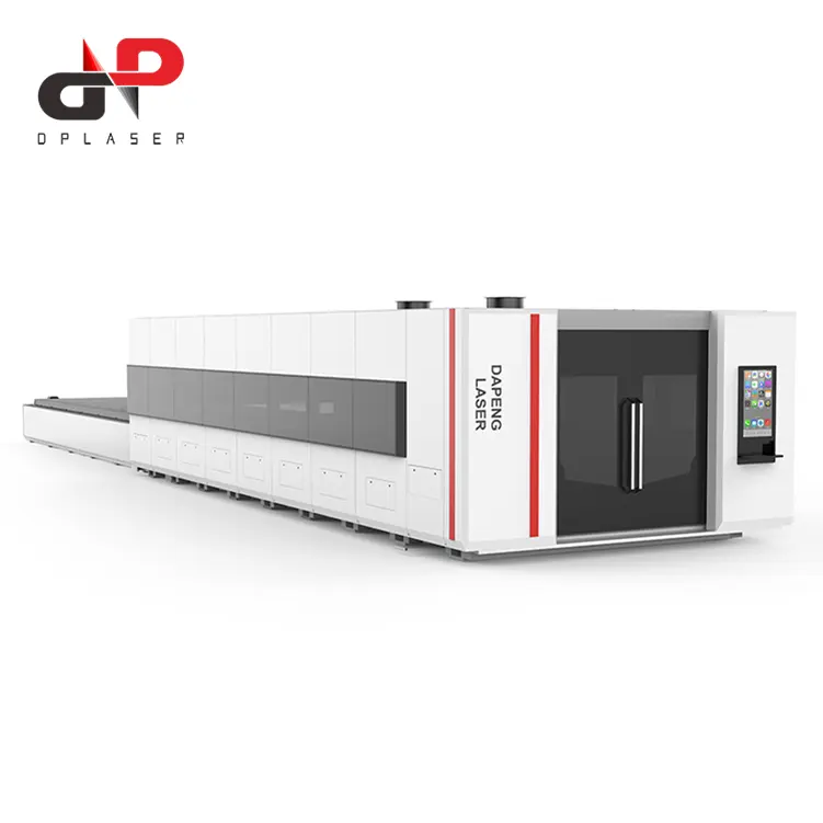 Cortadora láser de metal de alta potencia completamente cerrada 6025 6kw 12kw Máquina de corte por láser de fibra CNC Hoja de metal