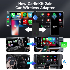 Carlinkit 50 akıllı akıllı radyo araba oyna Android AI kutusu adaptörü kablosuz Carplay Carlink kiti 5.0 Iphone Android telefon için Audi - Product Image 4