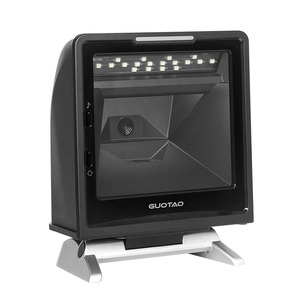 GUOTAO Original P97 de alto rendimiento tipo de escritorio Puerto USB 1D 2D código de barras Qr lector de código escáner de código de barras omnidireccional - Product Image 4