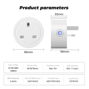 Tuya WiFi Smart Plug <span class=keywords><strong>Socket</strong></span> UK 16A Adapter Drahtlose Fernbedienung Power Energy Monitor <span class=keywords><strong>Timer</strong></span> für Alexa Google Home