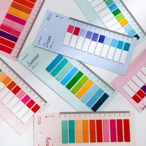 Note Self-adhesive <strong>Memo</strong> Sticky Notes for Page Marking and Highlighting 10 Colors - Product Image 3