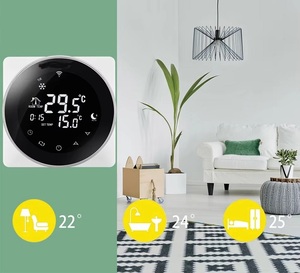 Tuya, Wi-Fi, термостат для умного дома, 16 А, управление приложением, цифровое программирование для электрической системы подогрева пола, 220 В для гостиничных апартаментов - Product Image 3