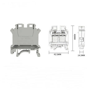 UK-25N High Quality Screw Mounted <strong>Fixed</strong> <strong>Terminal</strong> <strong>Block</strong>/pluggable <strong>Terminal</strong> <strong>Block</strong> - Product Image 3