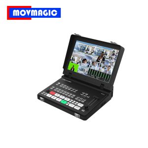 Movmagic Professional <strong>5</strong>-Channel Portable Flip-Top <strong>Video</strong> Switcher - 4K <strong>Input</strong>, Vertical/Horizontal <strong>Switching</strong> for Live Streaming - Product Image 1