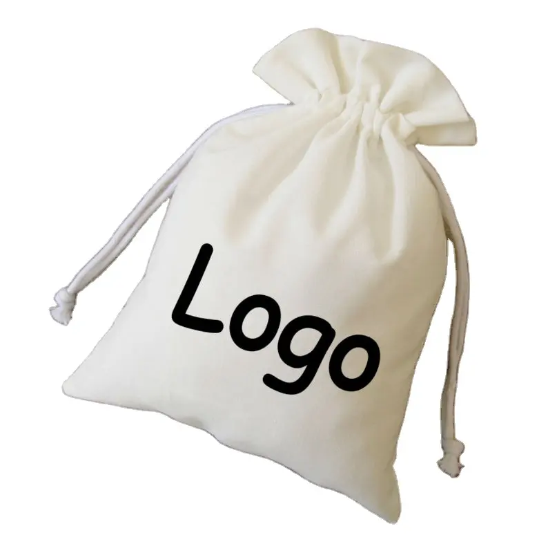 Tùy chỉnh sinh thái thân thiện Pouch khuyến mại vải canvas dây kéo túi với logo in