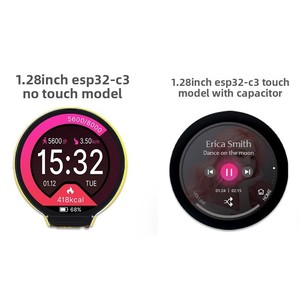 Placa de desarrollo con pantalla LCD redonda de 1,28 pulgadas integrada, módulo Bluetooth Wifi con pantalla táctil para circuitos integrados