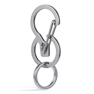 KeyUnity KS01 hızlı bırakma anahtarlık çantanıza klip, B şekli anahtarlık EDC aracı 420 paslanmaz çelik - Product Image 1
