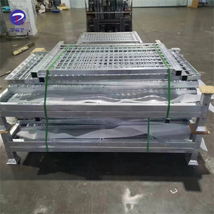 Galvanizado apilable transporte acero metal malla soldada almacenamiento en frío atún caja de pescado - Product Image 4