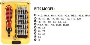 New Product Ideas 2024 37 Piece Mini Precision Screwdriver <strong>Kit</strong> Set with Case Repair <strong>Tool</strong> <strong>Kit</strong> for Sale - Product Image 5