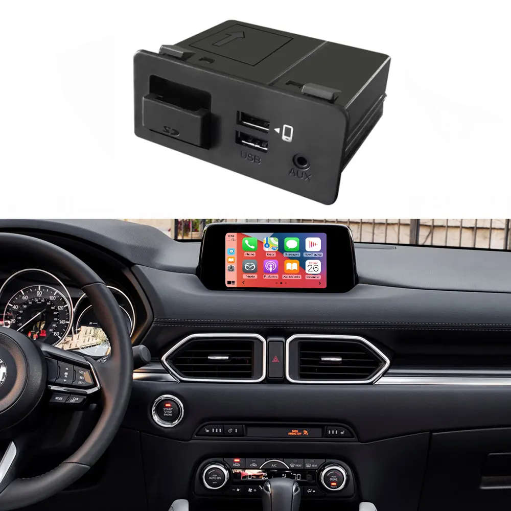 Road Top USB Module Compatible Mazda Connect System CarPlay Android Auto for Mazda CX-5 / CX5 2017-2020