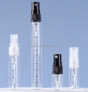 Mini Mist Water Facial Body Cosmetic Spray Bottle <strong>2</strong> ml 3ml 5ml 10ml Glass Vials Sample Tester <strong>Perfume</strong> Atomizer With Scale Line - Product Image 3