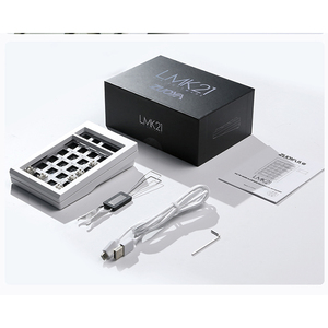 LMK21 <strong>Numeric</strong> <strong>Keypads</strong> 21Keys <strong>Bluetooth</strong>-Compatible 5.0/2.4ghz/Wired Aluminum Alloy RGB Backlit for Win/Mac/Gaming