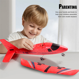DIY Assembly Glider Airplane Children Remote Control Aviation Model Remote Control Airplane <strong>Toy</strong> - Product Image 2
