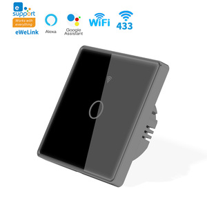 Pannello di controllo Wireless di casa interruttore a parete con voce Alexa adatto per reti Hotel Zigbee Tuya WIFI Smart <span class=keywords><strong>Switch</strong></span>