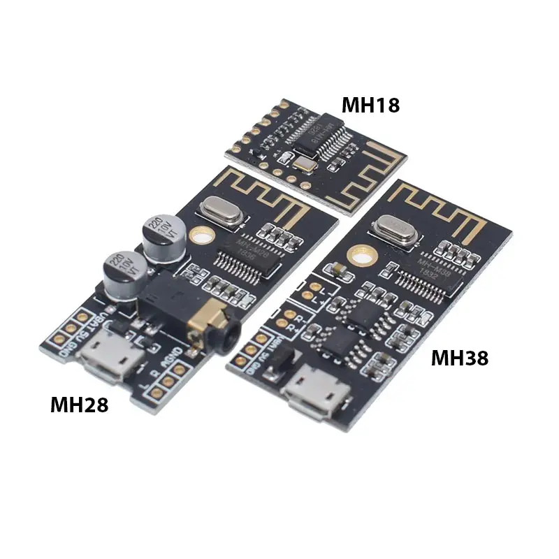 DIY Bluetooth ses alıcı modülü MH-MX38 M18 MX28 tip-c kablosuz kayıpsız araba hoparlörü 5.0 Bluetooth güç amplifikatörü modülü