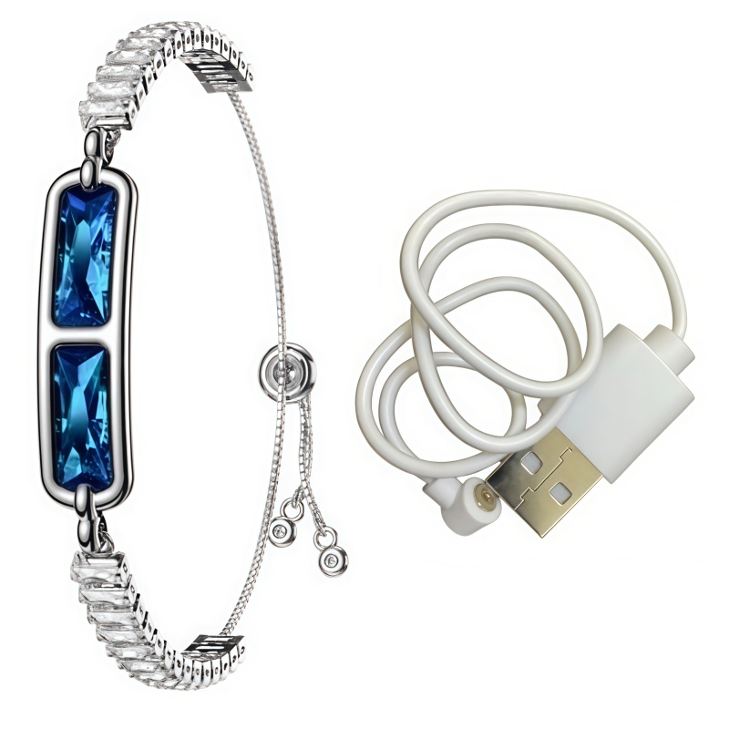 Blue+White Diamond Chain