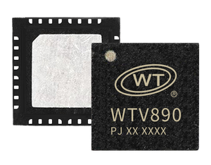 Musik-Sprach chip mit hoher Klang qualität 0,3 V bis 5,5 V 16-Bit-ADC Eingebauter 380s-Speicher Programmier barer Spracherkennungs-IC-Chip - Product Image 1