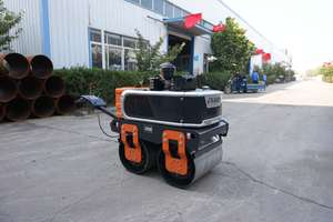 Hiệu suất tuyệt vời đôi trống mini đi bộ phía sau rung đường lăn - Product Image 5