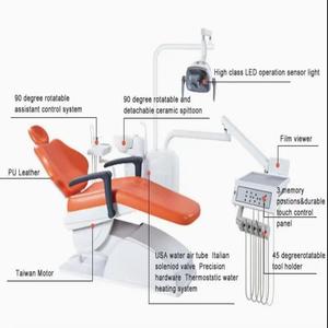 Professional Dental Chair Unit with LED Oral Light, <strong>Computer</strong> Control <strong>System</strong> &amp; Rotatable Bowl - Product Image 2
