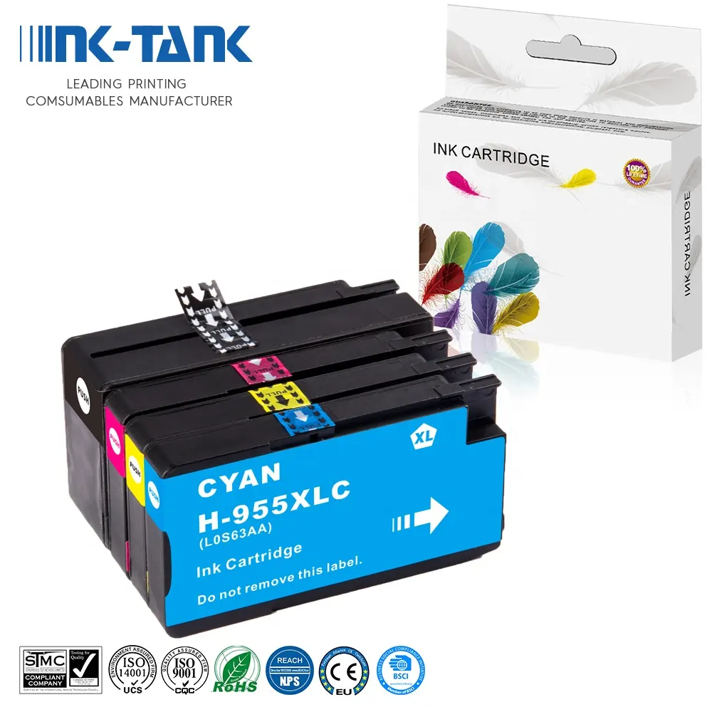 INK-TANK 955XL 959XL 955 959 XL Premium Compatible Inkjet ink Cartridge For Hp955 For HP Officejet Pro 7720 8210 8710 Printer
