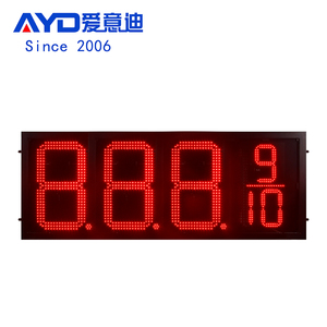 5 Ziffern Außen tankstelle Benzin LED Preis änderungen Pump Topper Regular Diesel 7 Segment LED-Anzeige bildschirm - Product Image 4
