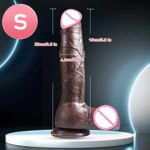 22-32,5 cm Masturbation Große schwarze Dildos Sexspielzeug für Frauen Lebensechte flüssige Silikon Riesige <span class=keywords><strong>Dildo</strong></span> XxL - Product Image 2