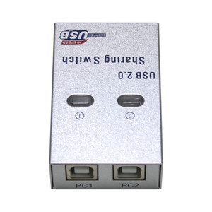 USB HUB <strong>2</strong> Port <strong>KVM</strong> <strong>Switch</strong> <strong>2</strong> <strong>Input</strong> <strong>1</strong> <strong>Output</strong> Cable Splitter Two Computers Share Printer USB Adapter