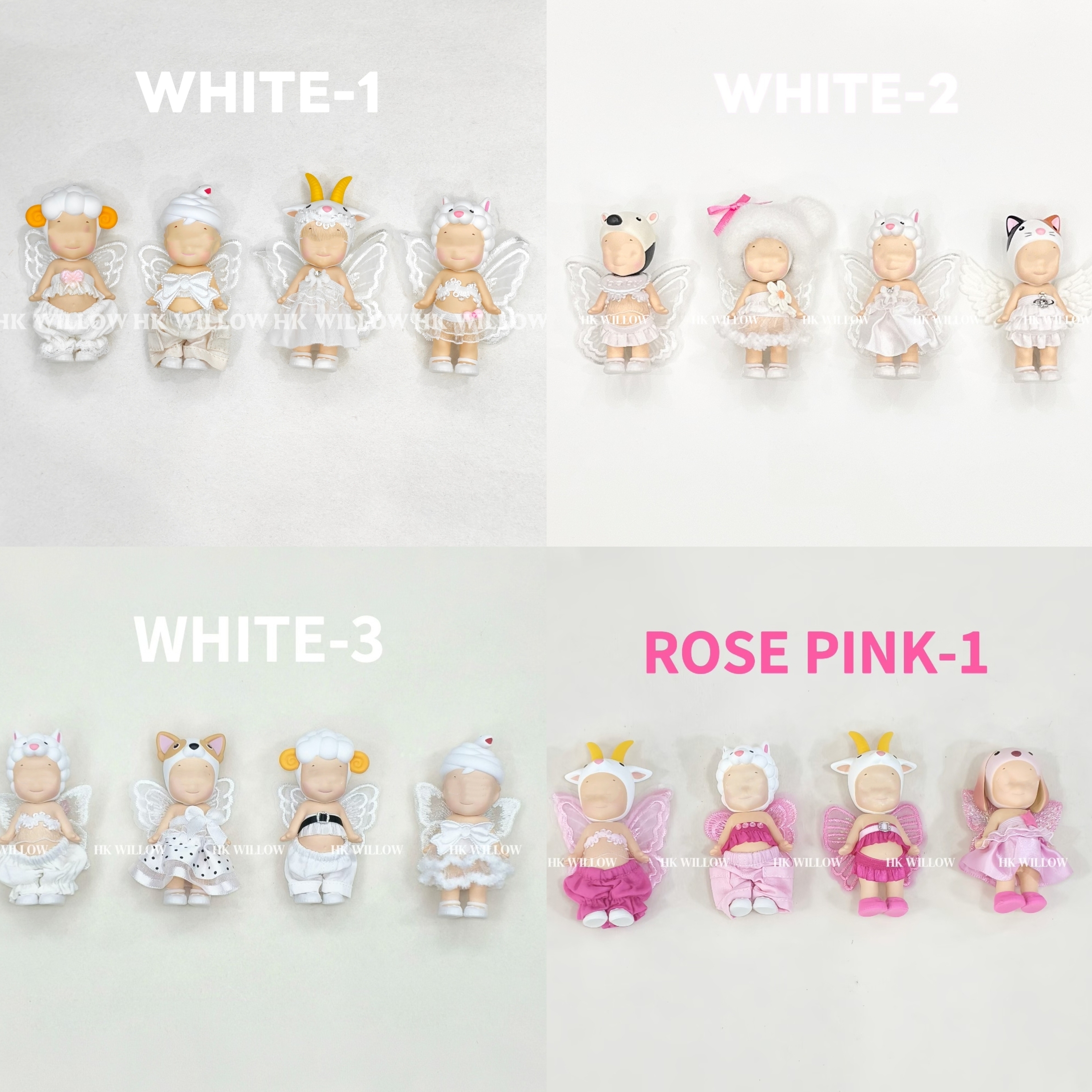White/4 sets