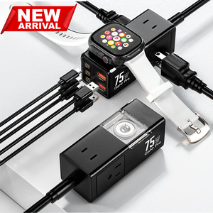 定制35W 65W 75w带USB C型多用途快速无线充电器插座桌面充电站的电源板 - Product Image 4