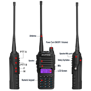 Baofeng-Transceptor FM de Alta Potencia, Intercomunicador de Caza de Largo Alcance, 2 Vías, CB Ham, para Sistemas de Transmisión, Banda Dual, 8W, 10KM, 1 Unidad - Product Image 4