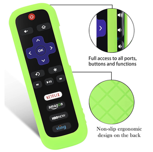 Roku Expressストリーミングスティック用シリコーンリモートカバーUltra Roku2 Roku3 Roku4 Pro独自のローリングコード付き - Product Image 3