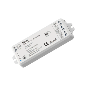 V5-M 5チャンネル12-24VDC LEDコントローラーRGBCW RFワイヤレスPwm LEDコントローラーLEDレシーバー180W/360W(12/24V) - Product Image 1