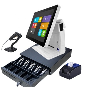 15 Ordering Machine Desktop <strong>Computer</strong> Single Double Retail Pos Touch Screen Monitor All in One Pos <strong>System</strong> with win10 Android - Product Image 1