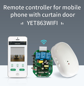 YET863wifi система автоматизации 220VAC 1527 чип боковой мотор wifi приемник Пульт дистанционного управления дверью - Product Image 2