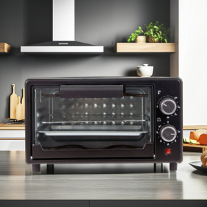 Horno portátil de 9L/12L con potencia de 750W, control de temperatura ajustable y temporizador de Permanencia Para tostar y hornear. - Product Image 4
