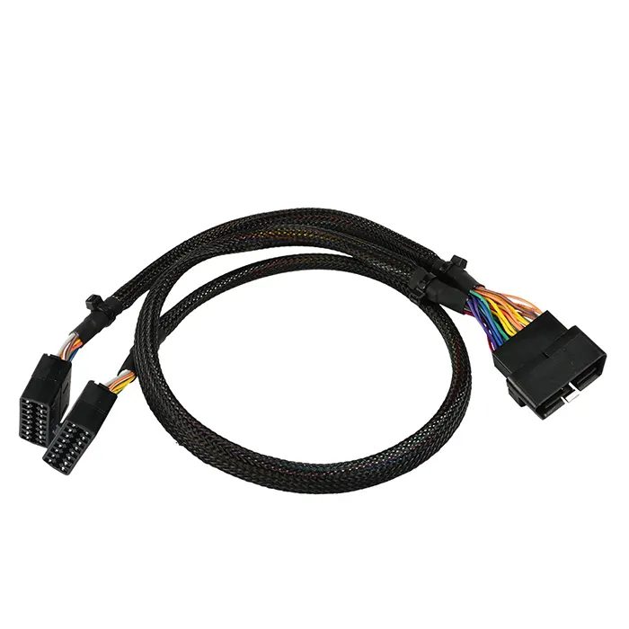 공장 검정 obdii obd OBD2 16 핀 쪼개지는 쪼개는 도구 OBD y 케이블