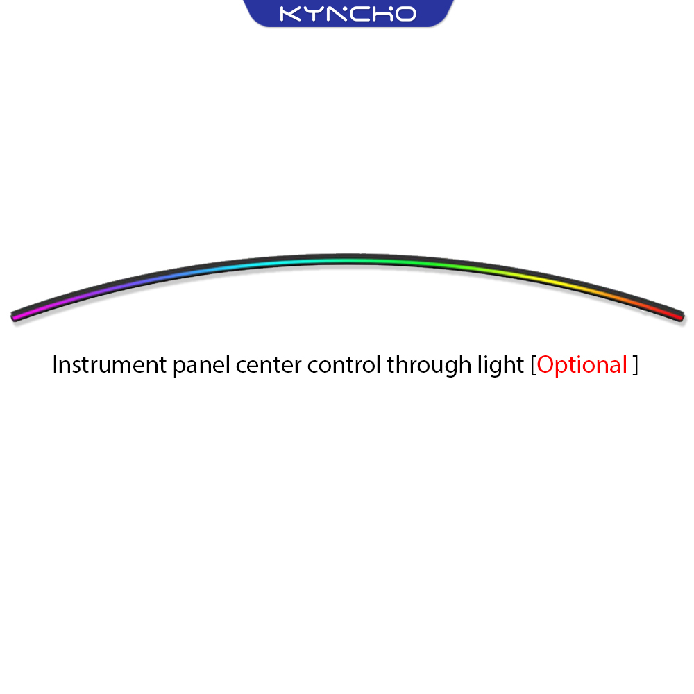 dashboard through light strip