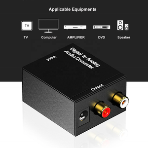 Convertidor de audio digital a analógico SYONG DAC Digital óptico a analógico L/R RCA convertidor Toslink óptico a adaptador Jack de 3,5mm - Product Image 4