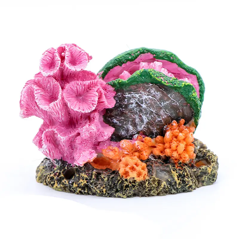 Artigianato in resina personalizzato artigianato di ornamenti di corallo per acquari artificiali all'ingrosso