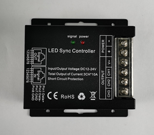 Control remoto de tira RGB con función síncrona, 3 * 10A, RF, LED, Hoion, RGB, con ROHS, CE - Product Image 2