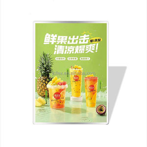 定制铝发光二极管海报架A1 A2 A3 A4广告灯箱12v功耗矩形形状卡扣框架灯箱 - Product Image 4