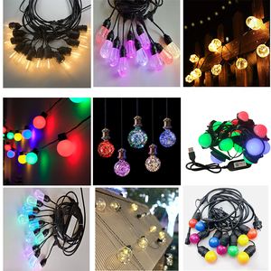 Customizable IP65 Outdoor RGB 5m E27 LED <strong>String</strong> Light PVC Material for Christmas for Courtyard Lawn Decoration - Product Image 4