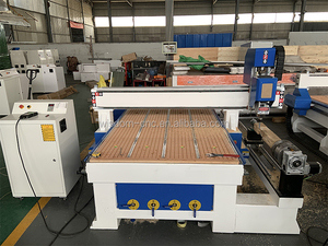 Fuente de la fábrica de alta precisión para trabajar la madera máquina de grabado de madera ranurador del cnc de 4 ejes - Product Image 4