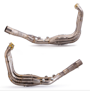 Full Kit Exhaust Line <strong>for</strong> BMW S1000RR 2019-2024 S1000R 2021-2024 Titanium Alloy <strong>Header</strong> Escape Front Link Pipe 60mm Slip on Tube - Product Image 2