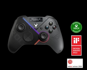 ROG Raikiri Pro PC <strong>Controller</strong> with OLED Display Tri-mode Connectivity Customizable Joystick Sensitivity and Response Curves - Product Image 2