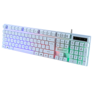 RGB Backlit Mechanical-feel <strong>Keyboard</strong> Sync Your Style Devices and Accuracy for Gaming Pc Home Office Computer External <strong>Notebook</strong> - Product Image 2
